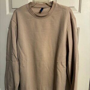 Men's Medium Size Tan Pullover Sweatshirt by Divided